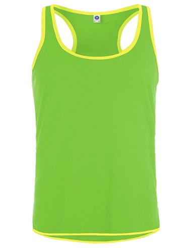STR-SW305-Mens Contrast Sports Vest