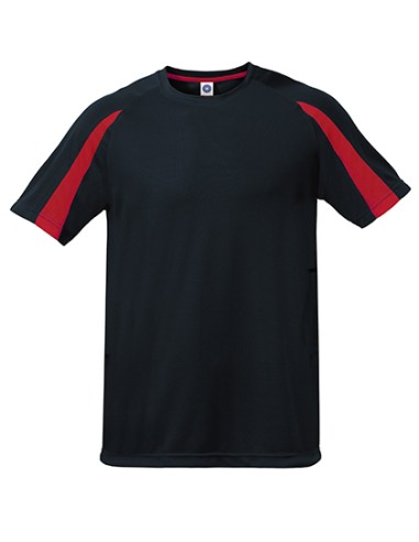 STR-SW309-Unisex Contrast Sports T-Shirt