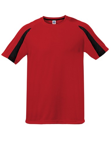 STR-SW309-Unisex Contrast Sports T-Shirt