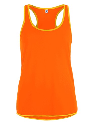 STR-SW405-Ladies Contrast Sports Vest