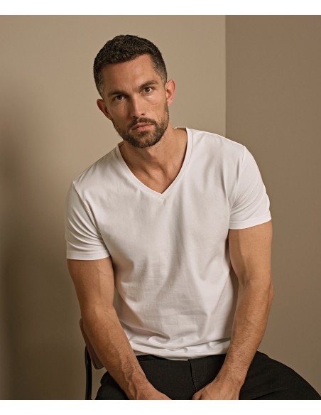 TEE-401-Stretch V-Neck Tee
