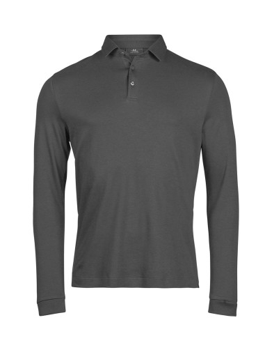 TEE-1442-Pima Cotton Long Sleeve Polo