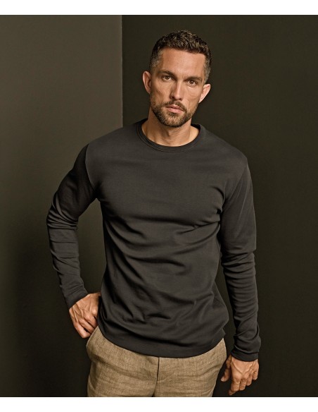 TEE-530-Mens Long Sleeve Interlock Tee
