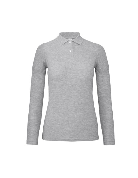 B-PWI13-Womens Long Sleeve Polo ID.001