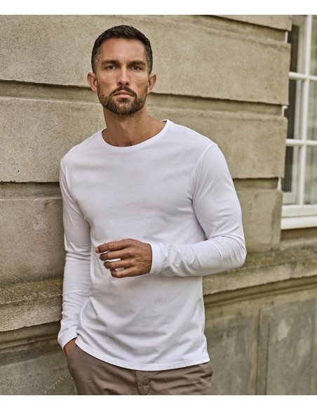 TEE-8007-Long Sleeve Fashion Sof Tee