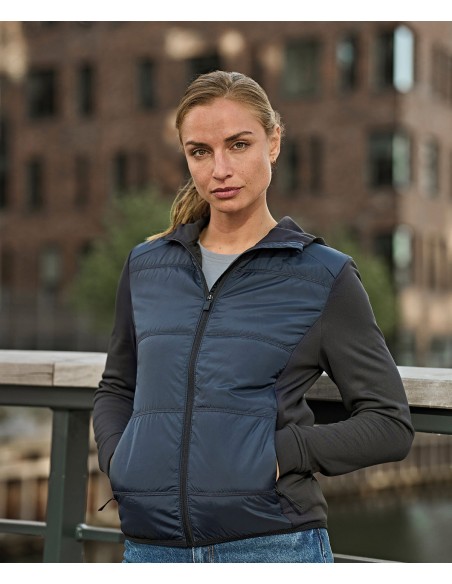 TEE-9113-Womens Hybrid-Stretch Hooded Jacket