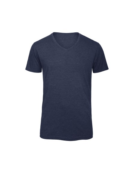 B-TM057-Mens V-Neck Triblend T-Shirt