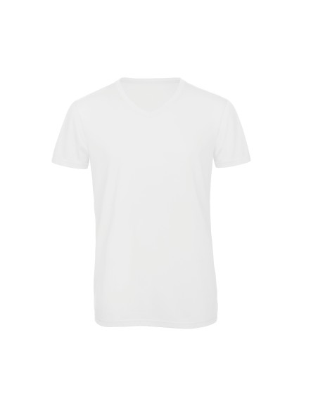 B-TM057-Mens V-Neck Triblend T-Shirt