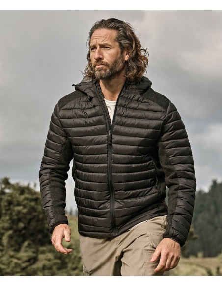 TEE-9610-Mens Hooded Outdoor Crossover Jacket