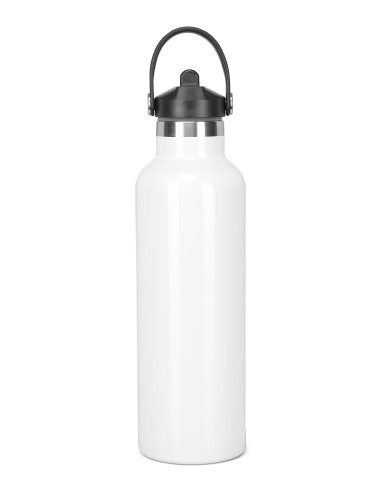 TRI-TR700-Vacuum Sports Water Bottle with Flip Up Straw
