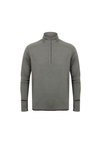 TOM-TL562-Haut manches longues zip ¼ Homme