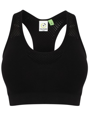 TOM-TL696-Ladies Seamless Crop Top