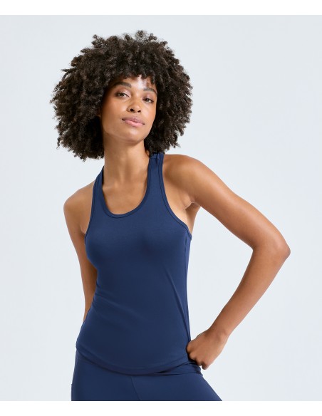 TRI-TR027-Womens Performance Strap Back Vest