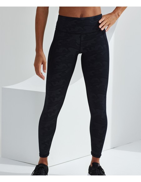 TRI-TR038-Legging performance femme TriDri® long à imprimé camouflage