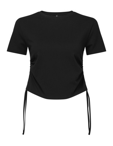 TRI-TR069-Womens Ruched Crop Top