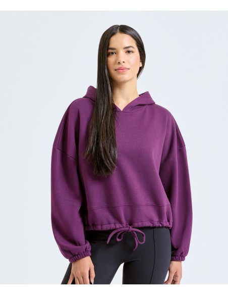 TRI-TR085-Womens Cropped Oversize Hoodie