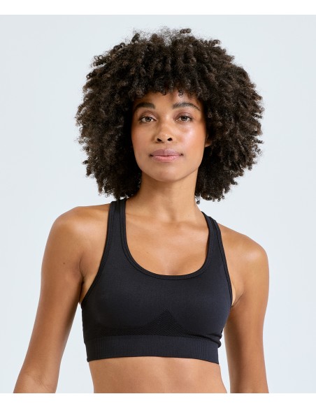 TRI-TR214-Brassière « 3D » femme TriDri®. Sans coutures, multisports, robuste. Couleur unie.