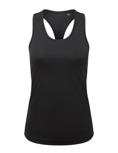 TRI-TR527-Womens Recycled Performance Slim Racer Back Vest