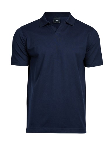 TEE-1404-Luxury Stretch V-Neck Polo