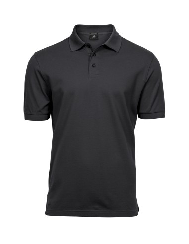 TEE-1405-Mens Luxury Stretch Polo