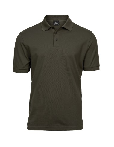 TEE-1405-Mens Luxury Stretch Polo