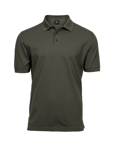 TEE-1405-Mens Luxury Stretch Polo