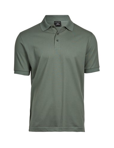 TEE-1405-Mens Luxury Stretch Polo