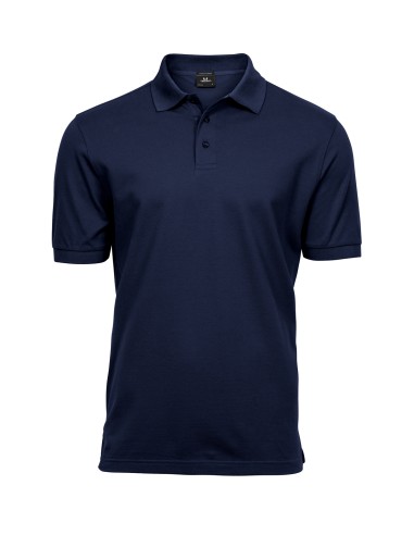 TEE-1405-Mens Luxury Stretch Polo