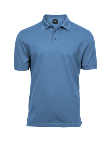 TEE-1405-Mens Luxury Stretch Polo