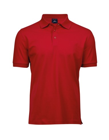 TEE-1405-Mens Luxury Stretch Polo