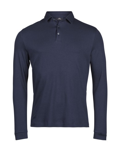 TEE-1442-Pima Cotton Long Sleeve Polo