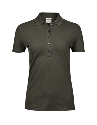 TEE-145-Womens Luxury Stretch Polo