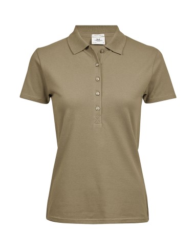 TEE-145-Womens Luxury Stretch Polo