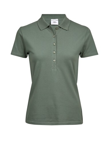 TEE-145-Womens Luxury Stretch Polo