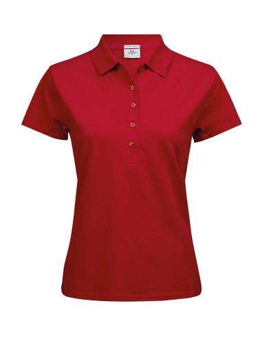 TEE-145-Womens Luxury Stretch Polo