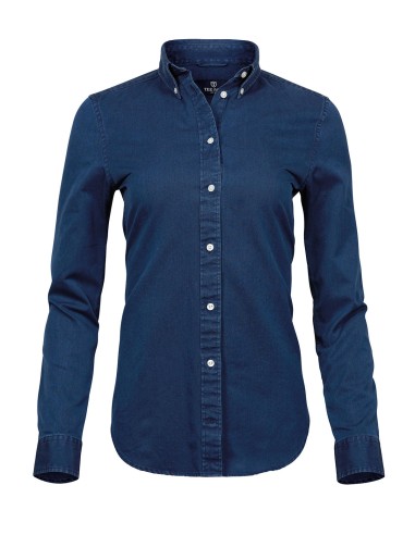 TEE-4003-Womens Casual Twill Shirt