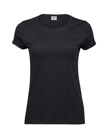 TEE-5063-Womens Roll-Up Tee