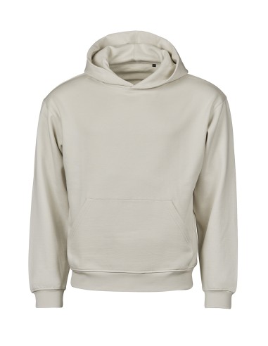 TEE-5162-UNLABELED Heavy Loose Fit Hooded Sweatshirt