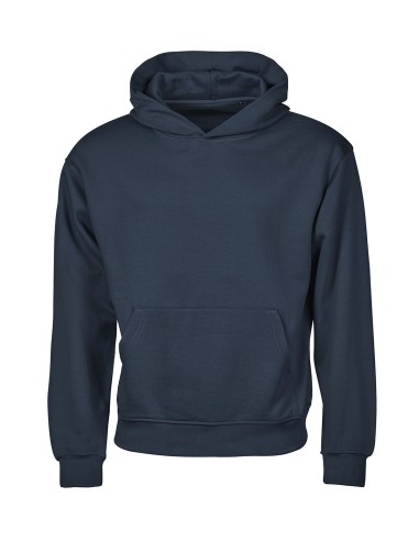 TEE-5162-UNLABELED Heavy Loose Fit Hooded Sweatshirt
