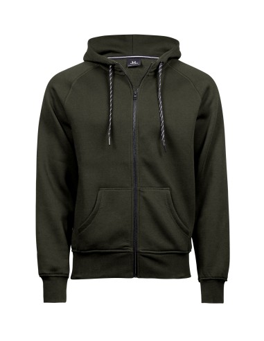 TEE-5435-Mens Fashion Full Zip Hood