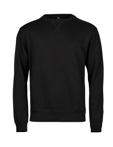 TEE-5504-Ribbed Interlock Crew Neck