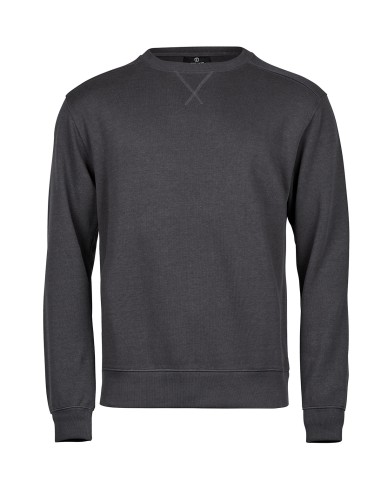 TEE-5504-Ribbed Interlock Crew Neck