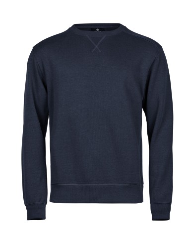 TEE-5504-Ribbed Interlock Crew Neck