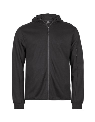 TEE-5706-Athletic Hooded Full Zip Sweat