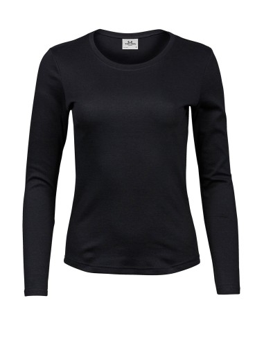 TEE-590-Womens Long Sleeve Interlock Tee