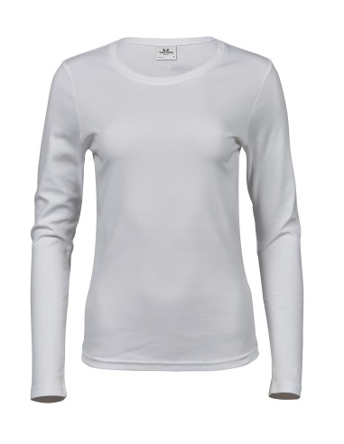 TEE-590-Womens Long Sleeve Interlock Tee
