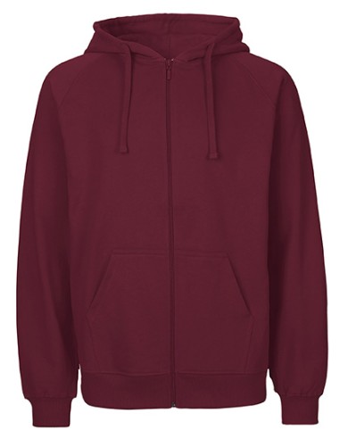 TIG-T63301-Unisex Tiger Cotton Hoodie With Zipper