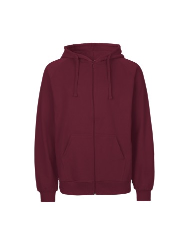 TIG-T63301-Unisex Tiger Cotton Hoodie With Zipper