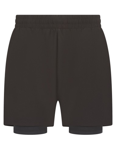 TOM-TL615-Men's Double Layer Sports Short