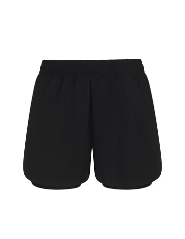 TOM-TL616-Ladies Double Layer Sport Shorts